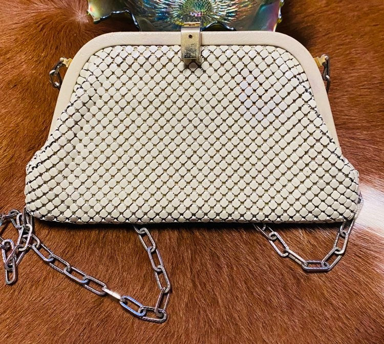 Vintage Glomesh Handbag with Chain