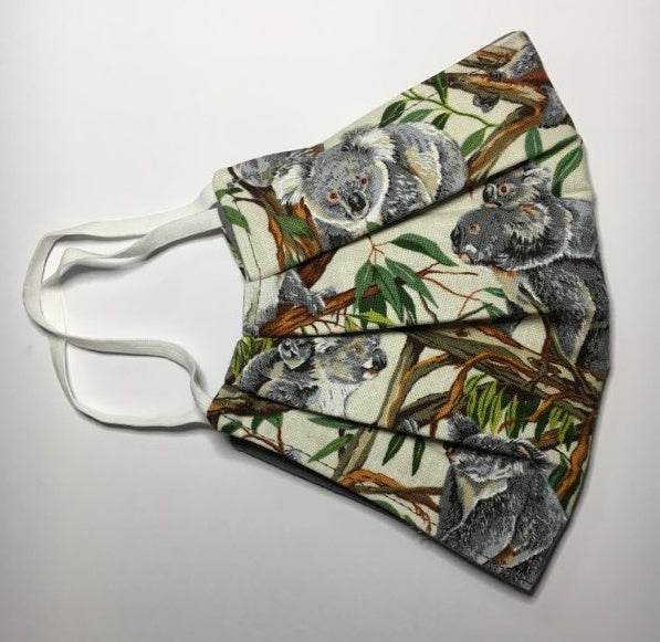 Koala 3 Layered Cotton Mask