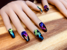 Load image into Gallery viewer, Neon Smoke Press On Nails - Custom Order
